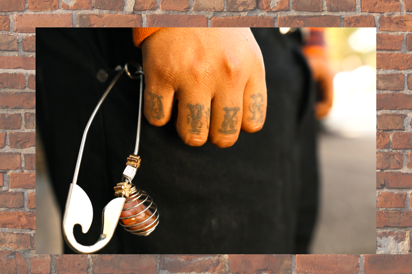 Safety Pin Keychain