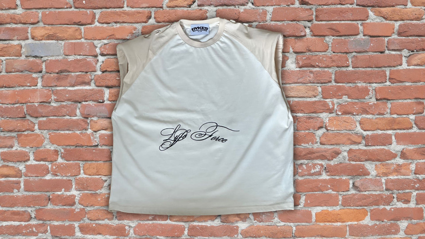 LYFE FORCE PADDED RAGLAN TANK (LIMITED QTY- 1 OF 7 HANDMADE)